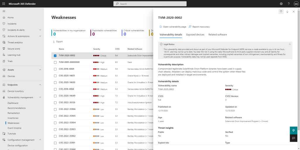 Microsoft 365 vulnerabilities